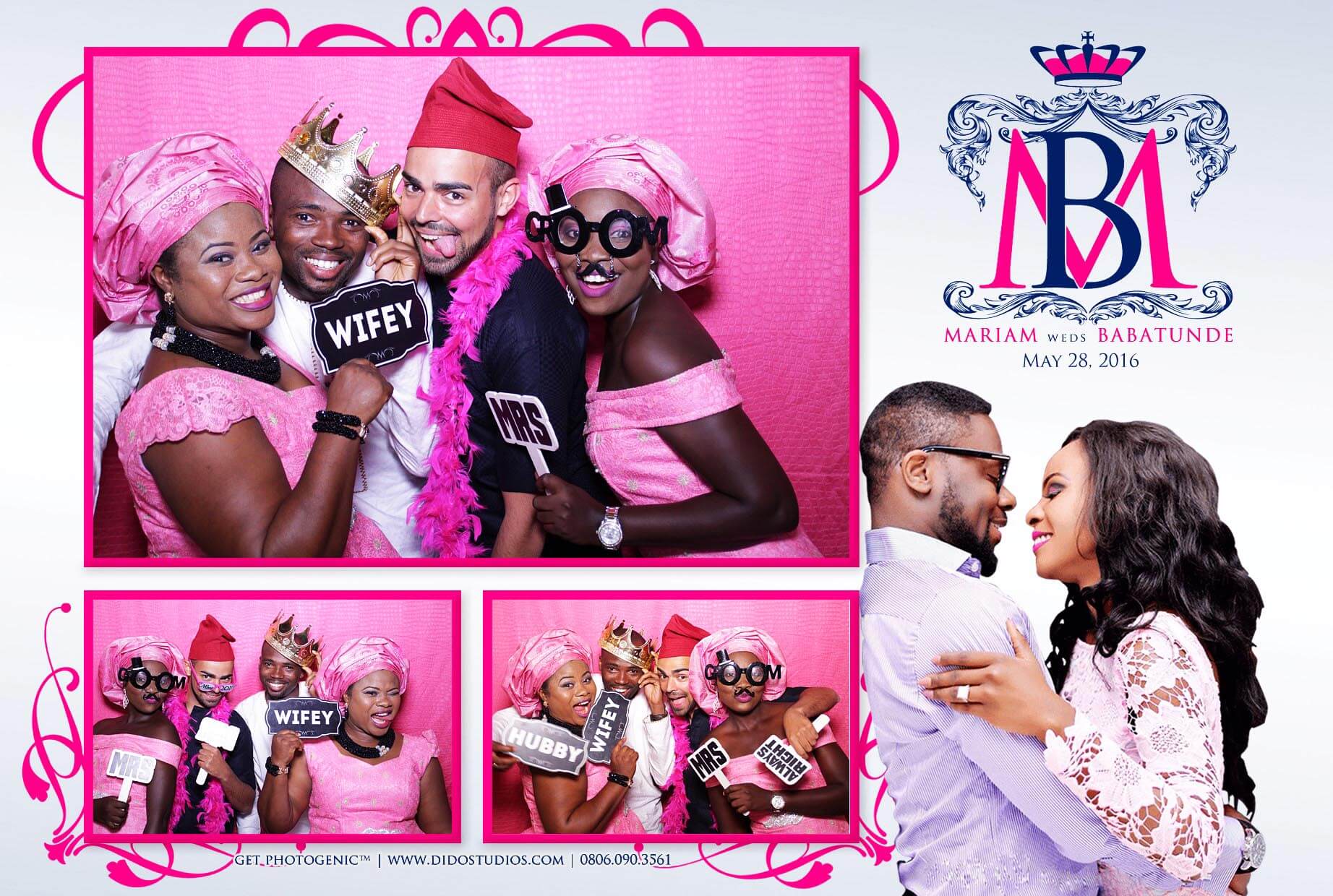 pink backdrop for photo booth nigeria